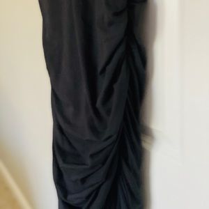 Express Dresses - Express Ruched Black Dress Express Dresses - Express Ruched Black Dress